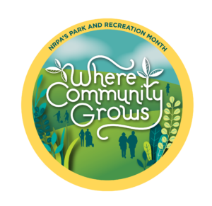 logo for the NRPA's Park and Rec Month
