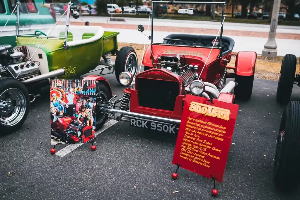 Antique car at Misfires