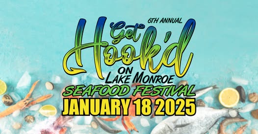 Get Hoo'd seafood festival January 2025 flyer