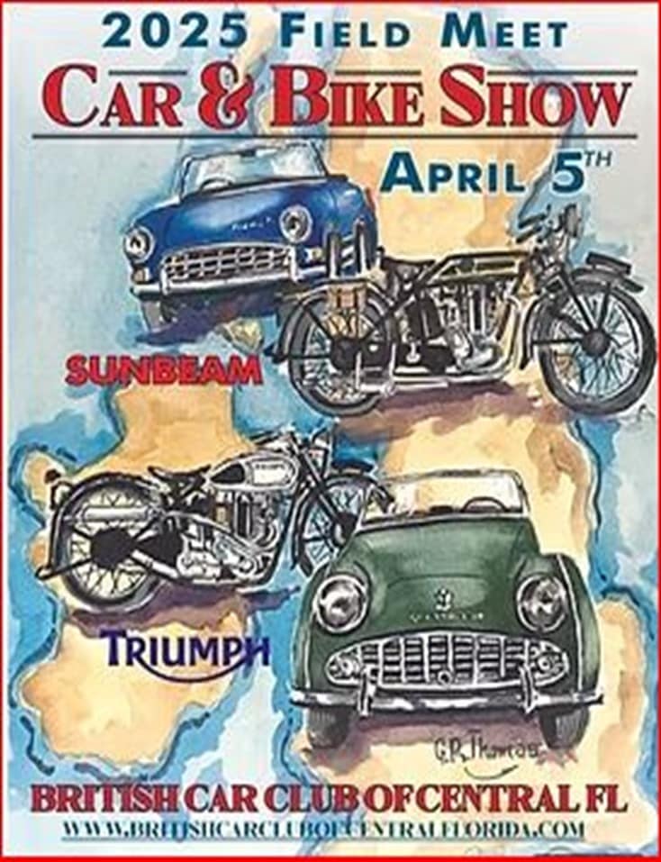 2025 Field Meet Car & Bike Show flyer
