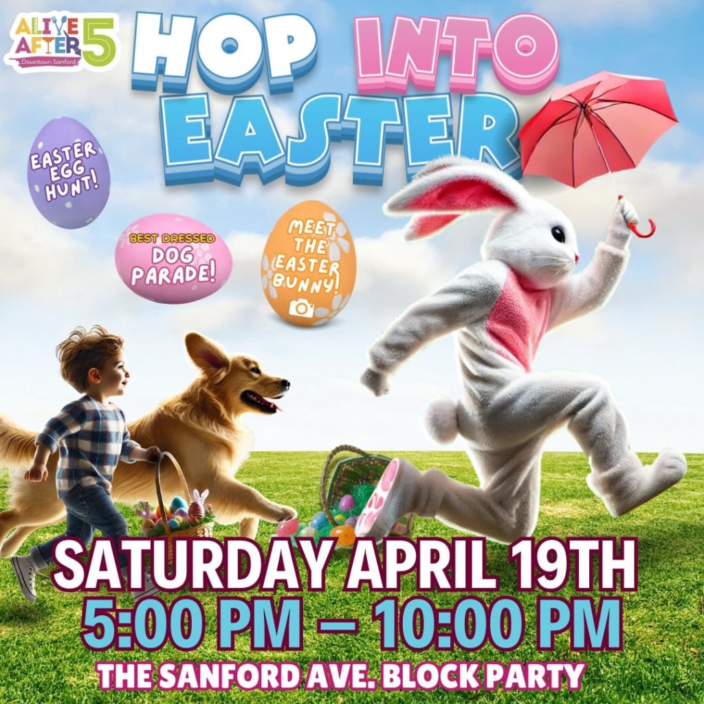 Flyer for 2025 Hop into Easter event