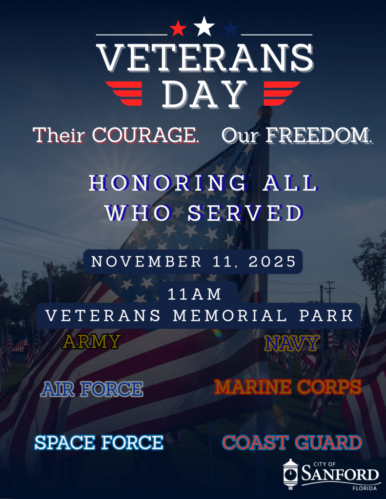 Flyerfor Veterans Day event