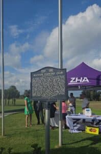 Sign from Mayfair Country Club