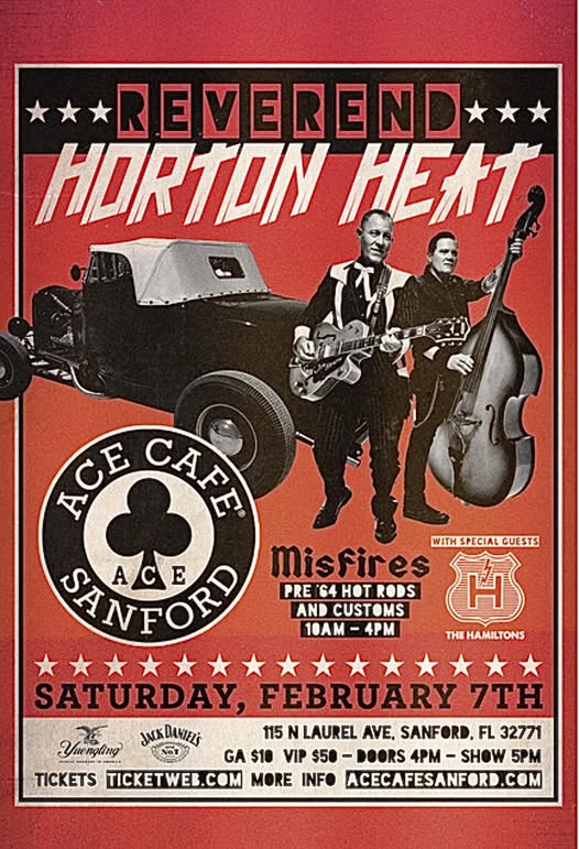 Flyer for Reverend Horton Heat event