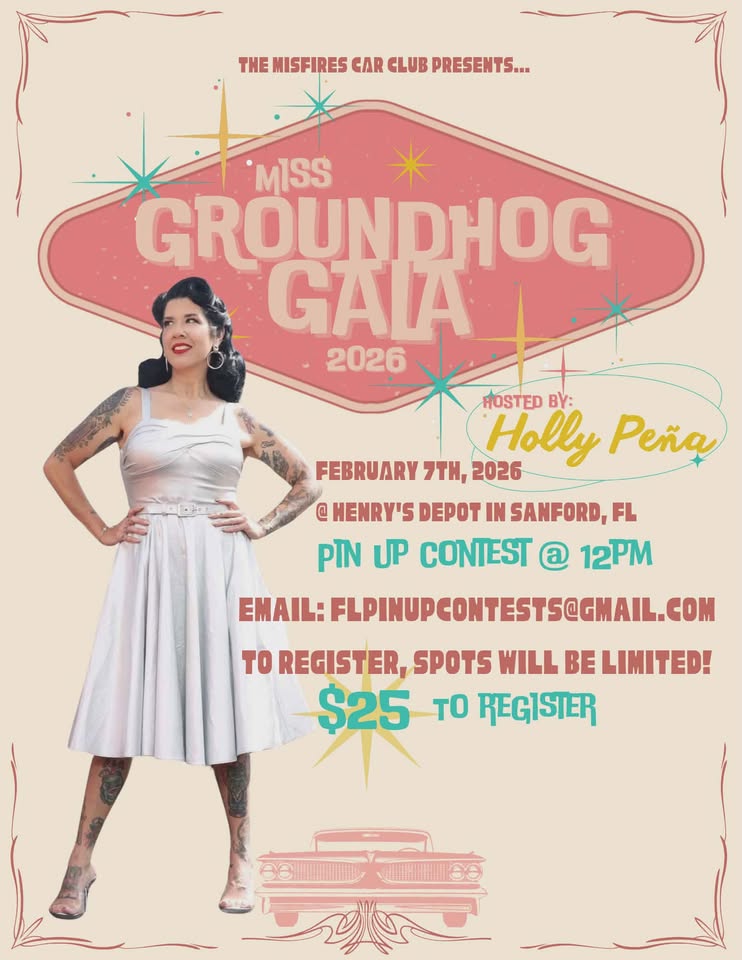 Flyer for Miss Groundhog Gala
