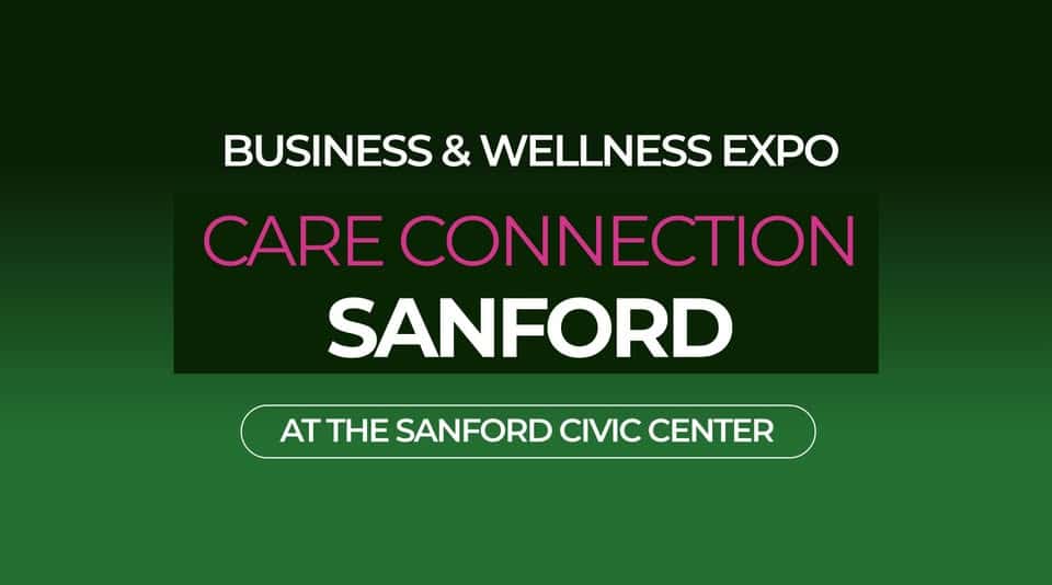 logo for the Business & Wellness Expo at the Sanford Civic Center